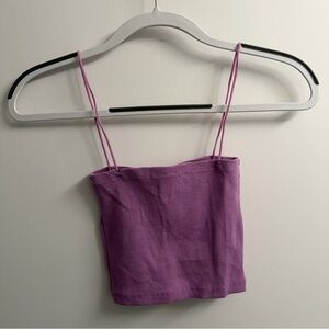 Purple Women's Crop Top